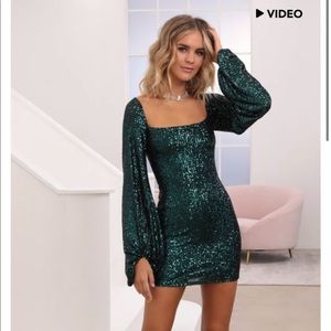 Green Homecoming Dress💚